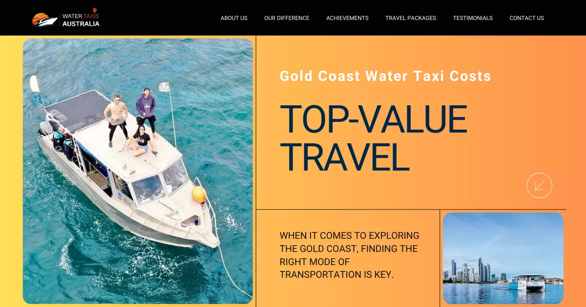 Gold Coast Water Taxi Costs Top-Value Travel